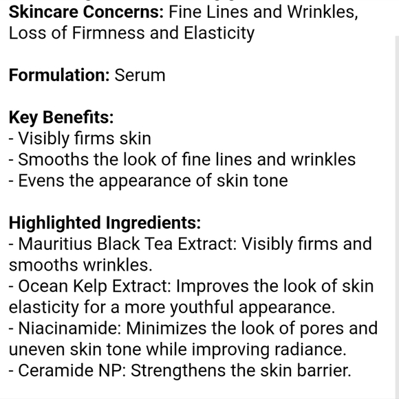 NIB FRESH BLACK TEA RENEWAL SERUM - Picture 8 of 14